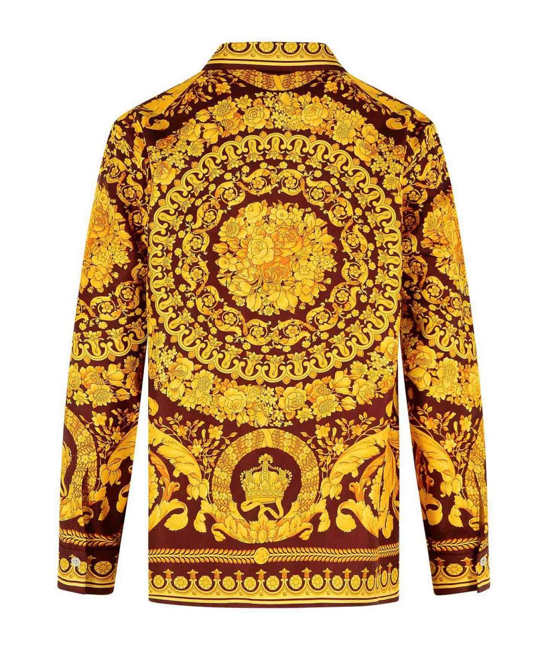 VERSACE Мульти шелковая рубашка, фото 2