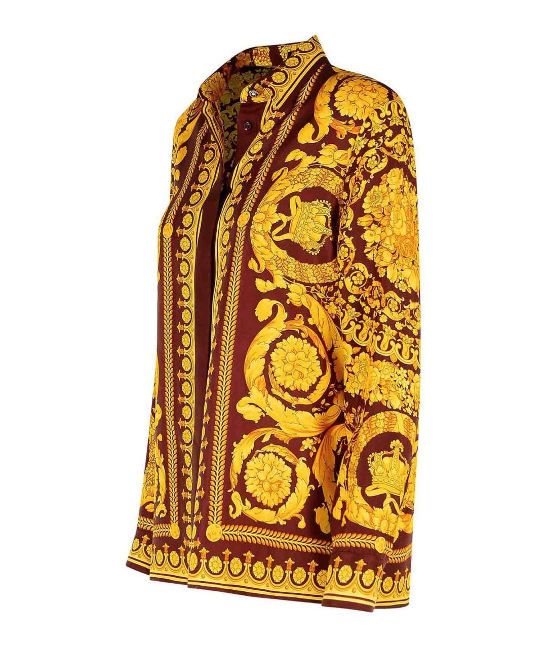VERSACE Мульти шелковая рубашка, фото 3