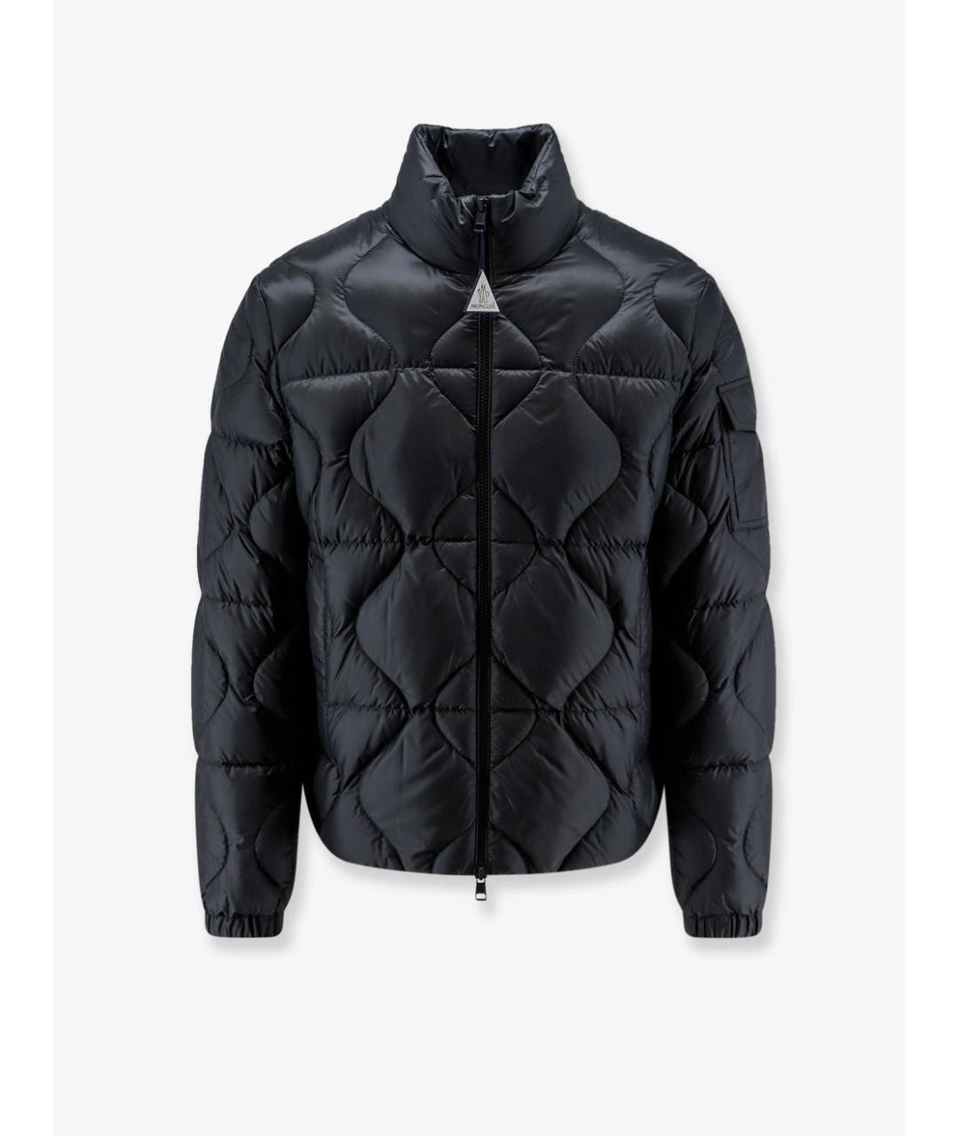 MONCLER Черная полиамидовая куртка, фото 1
