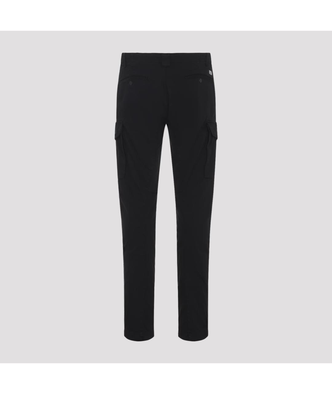 CP COMPANY Черные хлопковые повседневные брюки, фото 2
