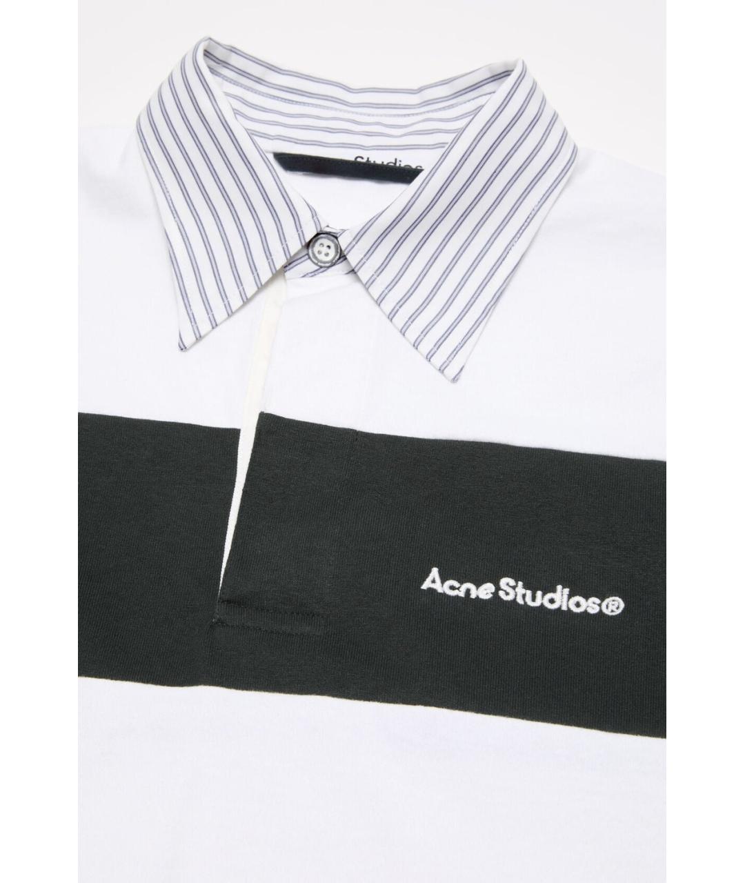 ACNE STUDIOS Белый хлопковый джемпер / свитер, фото 3