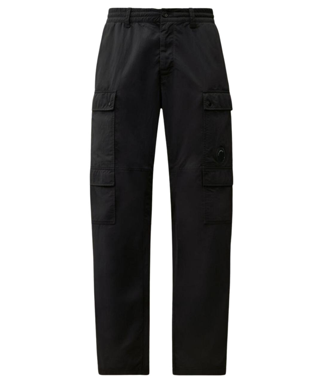 CP COMPANY Черные полиамидовые повседневные брюки, фото 1