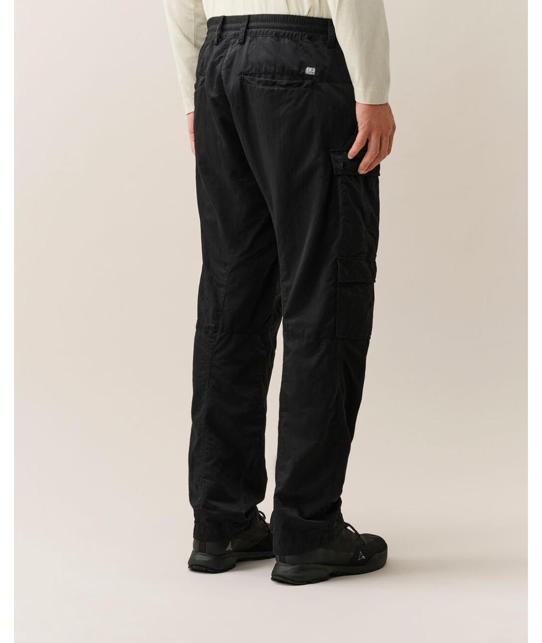 CP COMPANY Черные полиамидовые повседневные брюки, фото 3