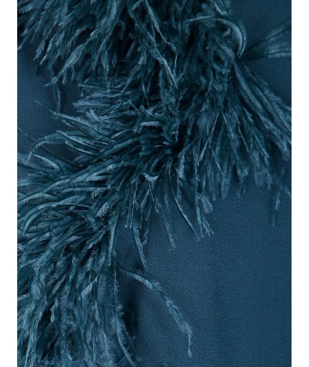 ANTONELLI FIRENZE Бирюзовая вискозная блузы, фото 3
