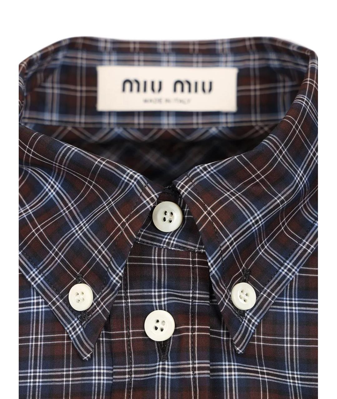 MIU MIU Мульти хлопковая рубашка, фото 3