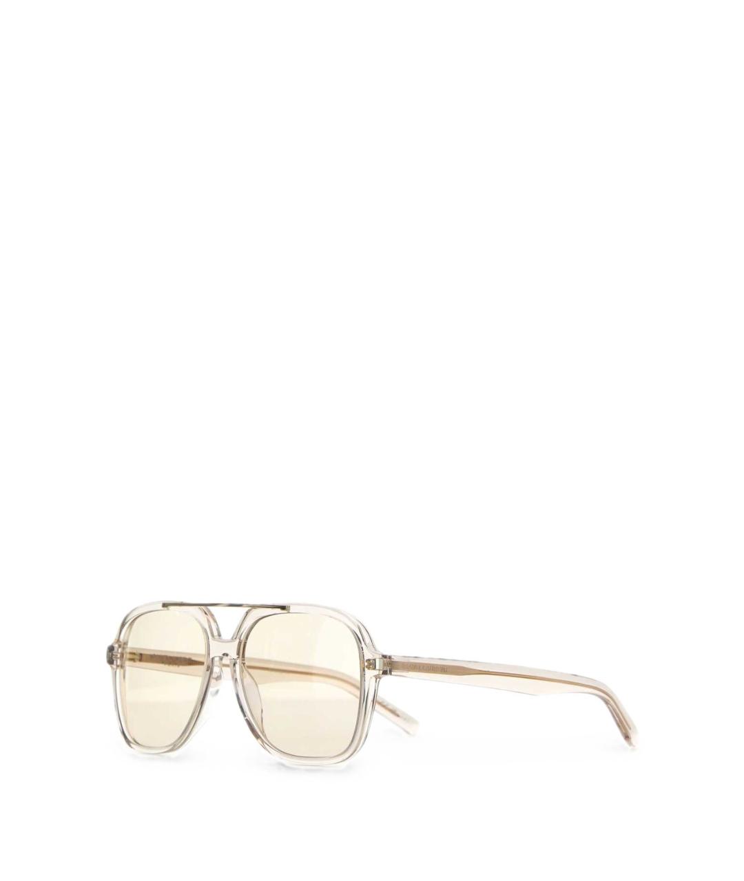 SAINT LAURENT Металлические солнцезащитные очки, фото 3
