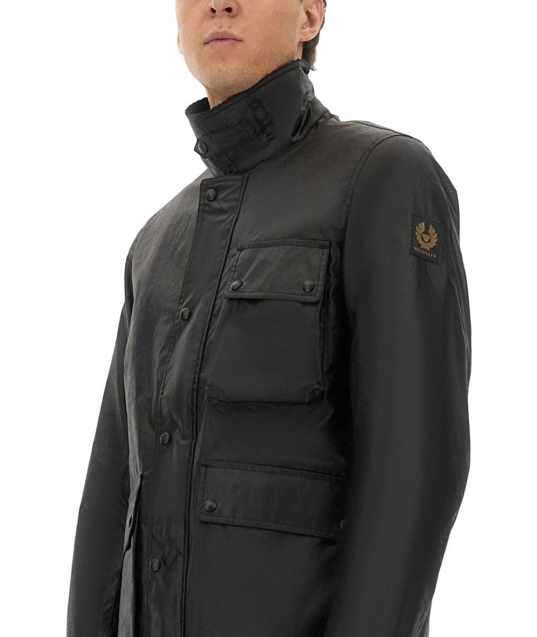 BELSTAFF Черная хлопковая куртка, фото 4