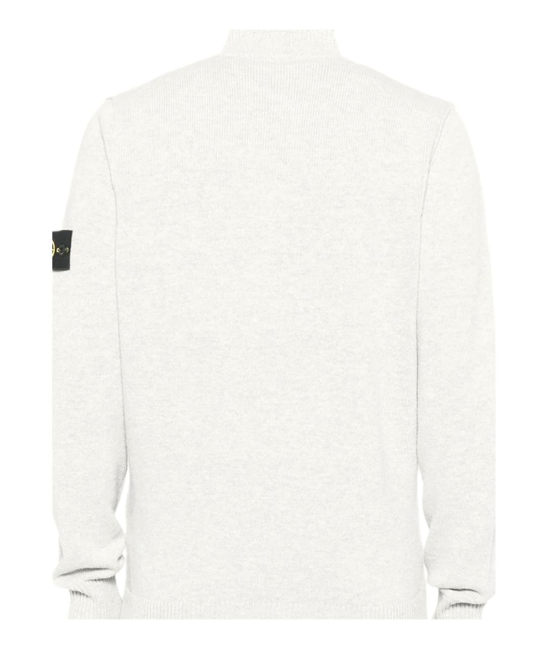 STONE ISLAND Белый джемпер / свитер, фото 3