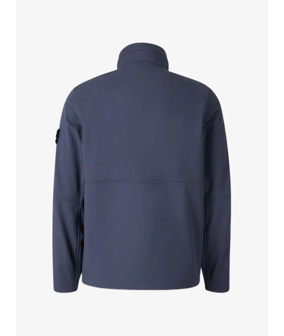 STONE ISLAND Синяя полиамидовая куртка, фото 2