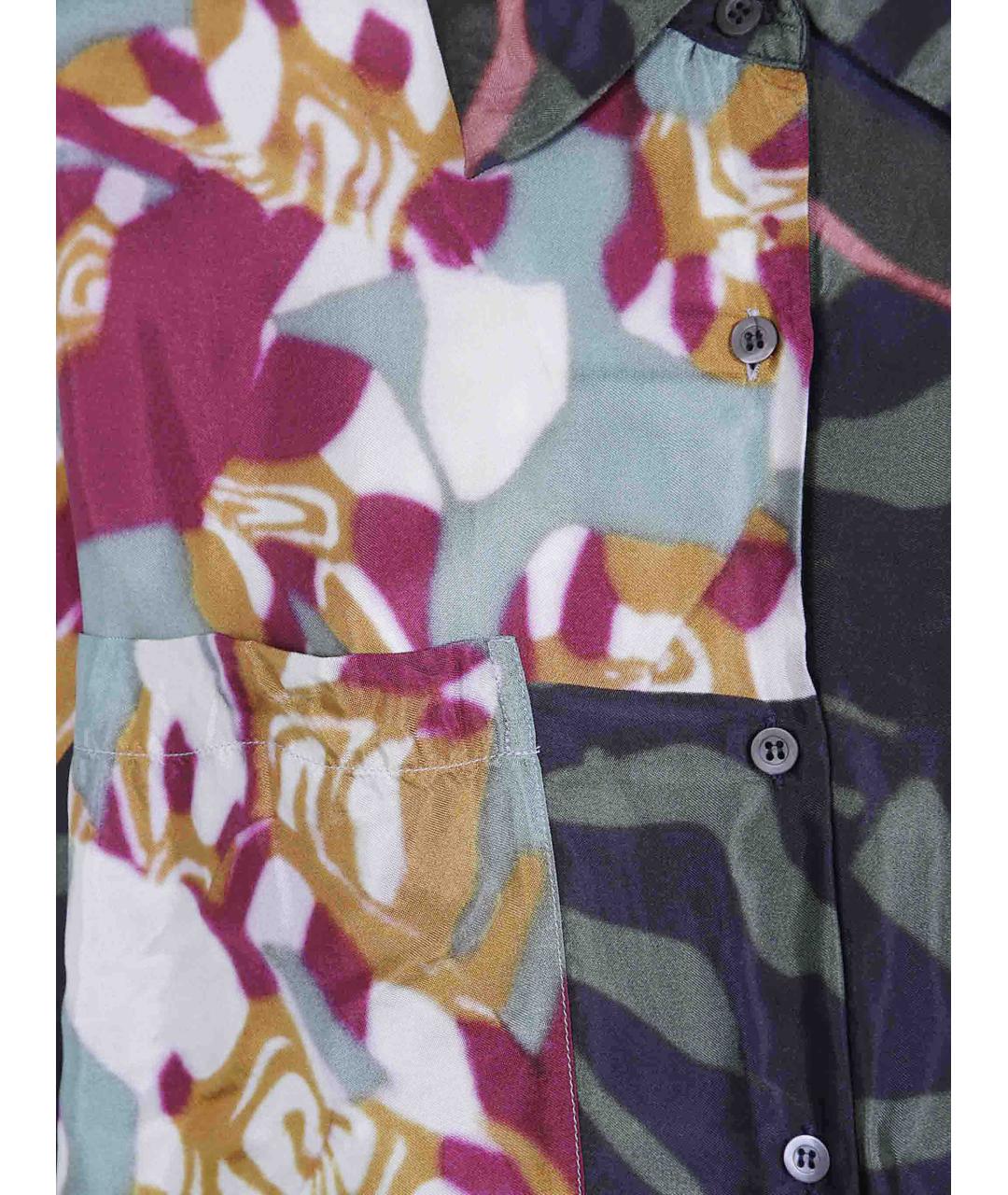 DRIES VAN NOTEN Мульти вискозная рубашка, фото 3