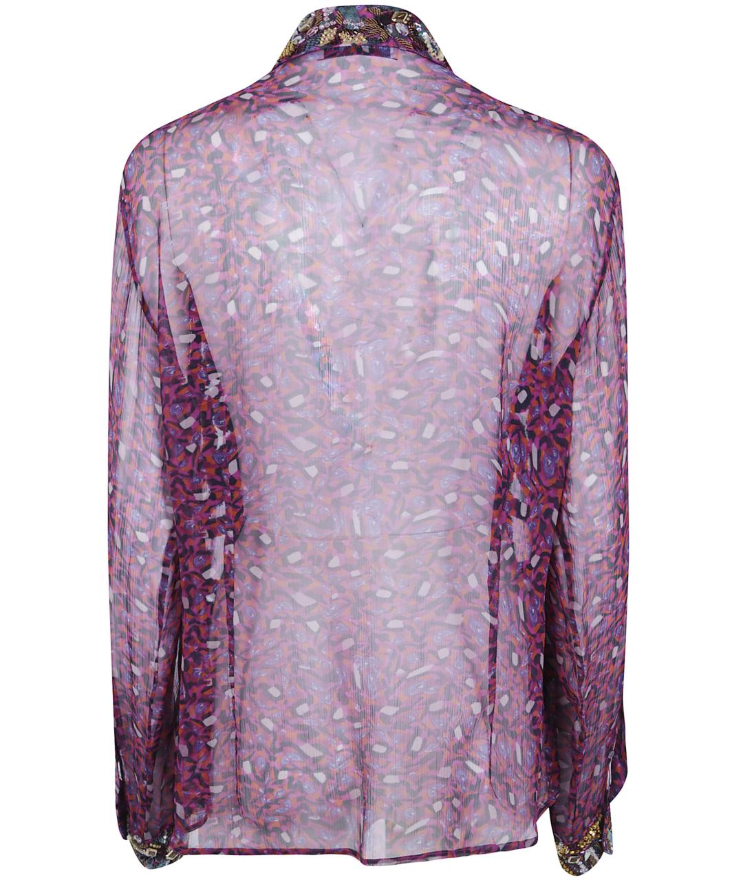 DRIES VAN NOTEN Розовая вискозная рубашка, фото 2