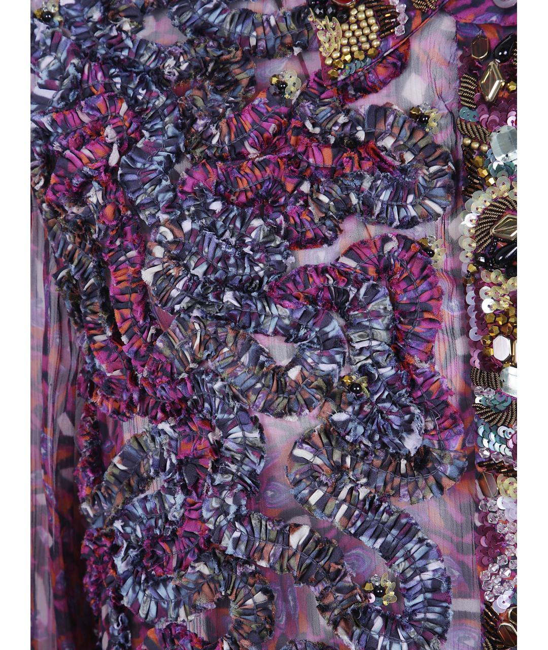 DRIES VAN NOTEN Розовая вискозная рубашка, фото 3
