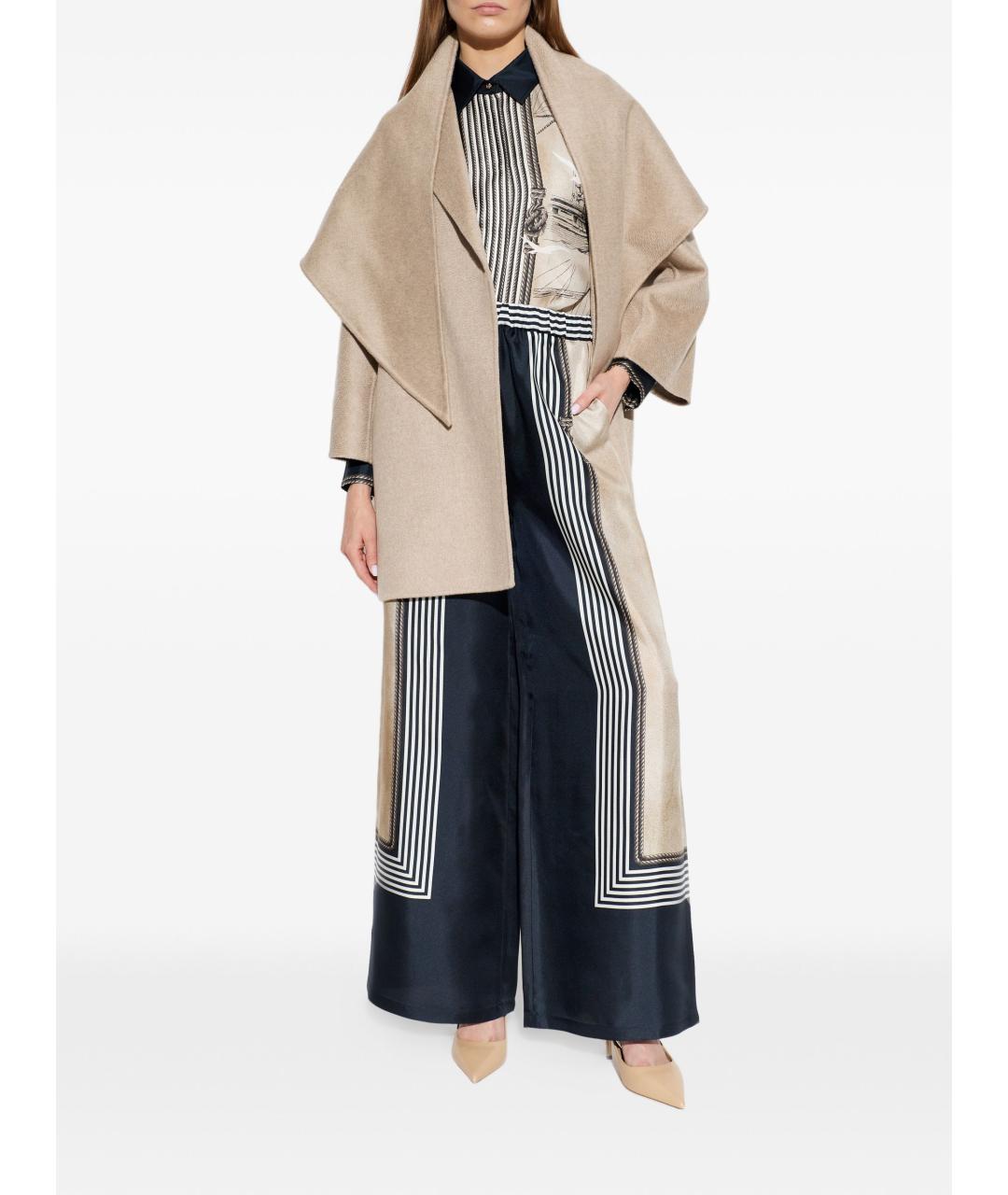 MAX MARA Бежевое кашемировое пальто, фото 5