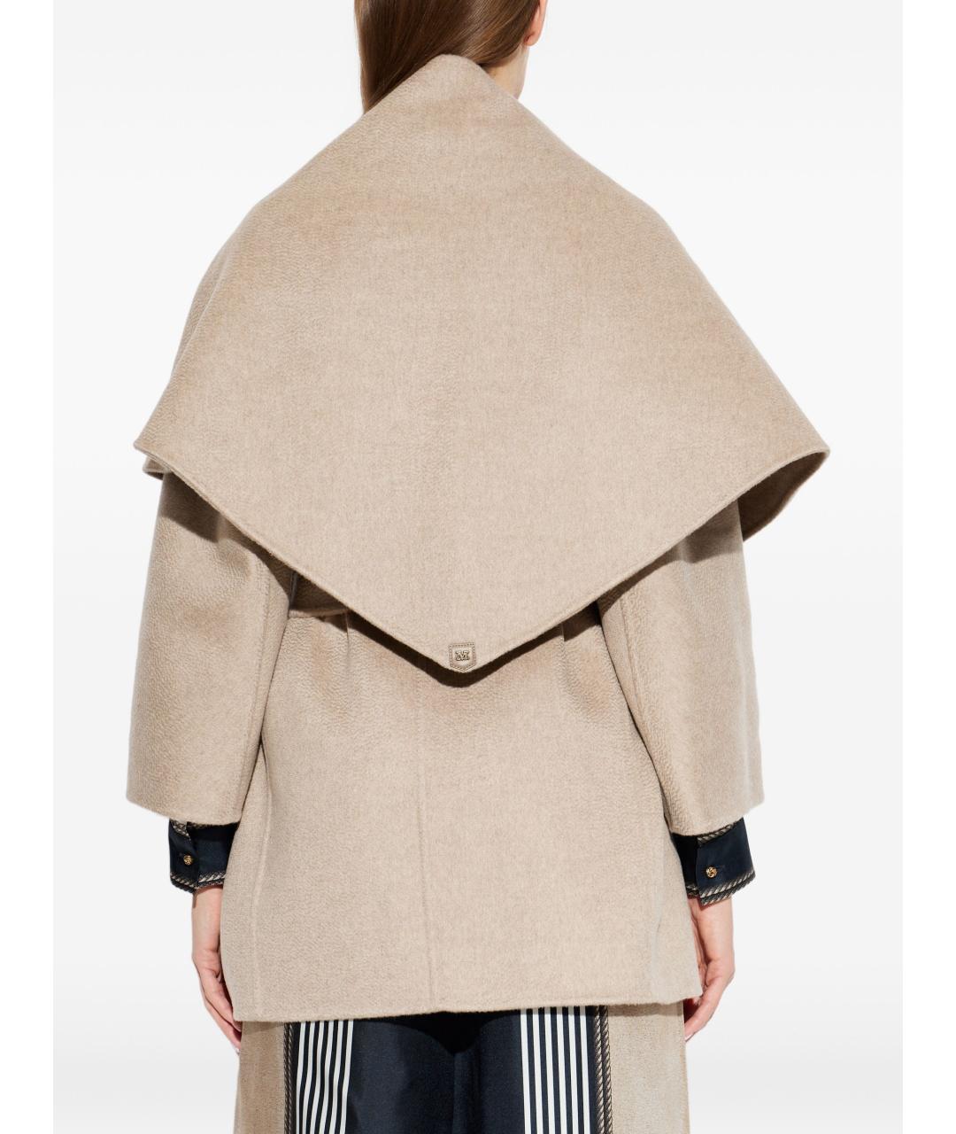 MAX MARA Бежевое кашемировое пальто, фото 2