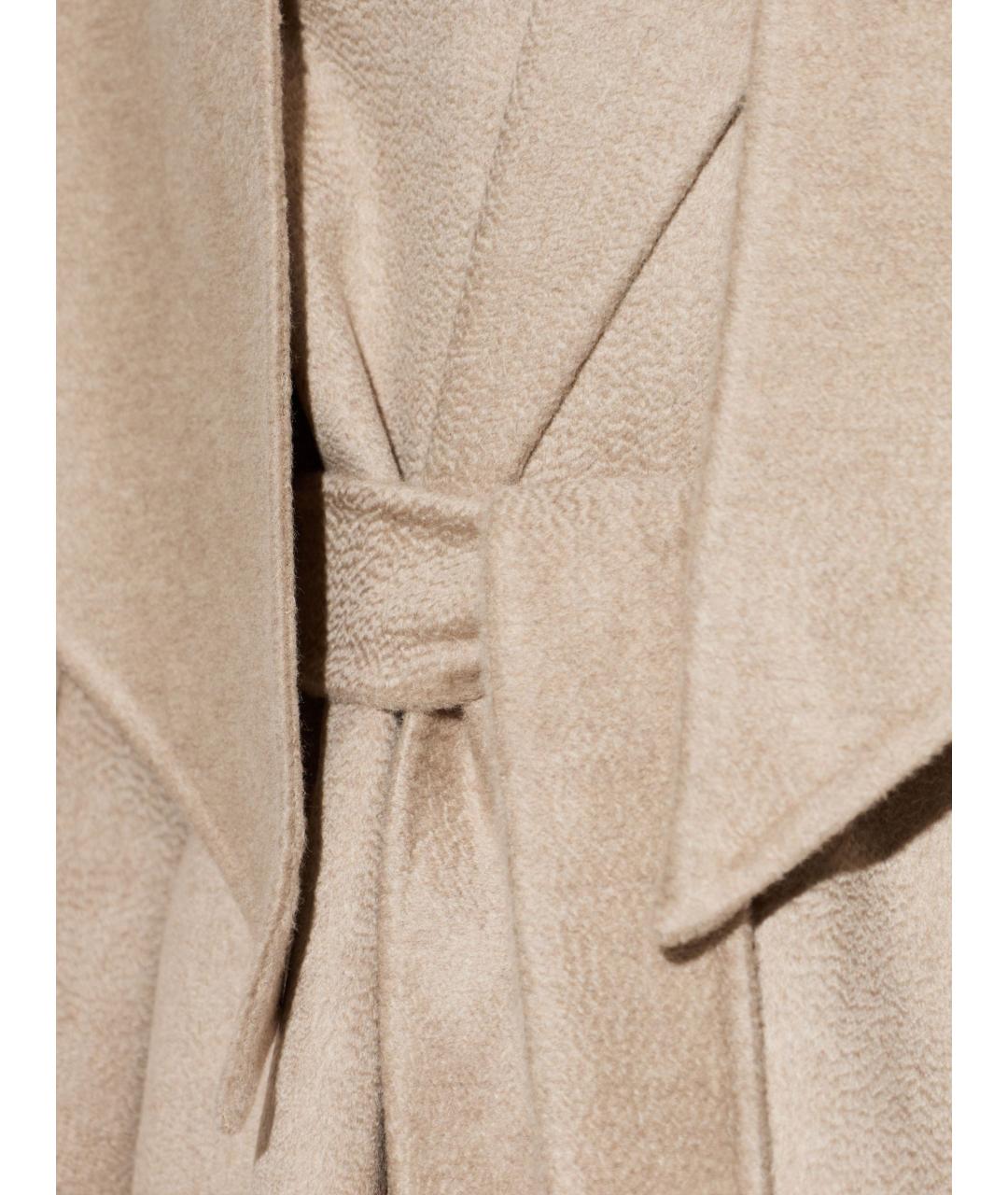 MAX MARA Бежевое кашемировое пальто, фото 3