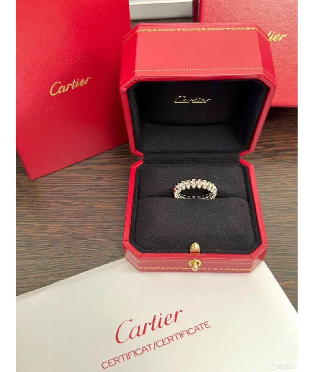 CARTIER Белое кольцо из белого золота, фото 2