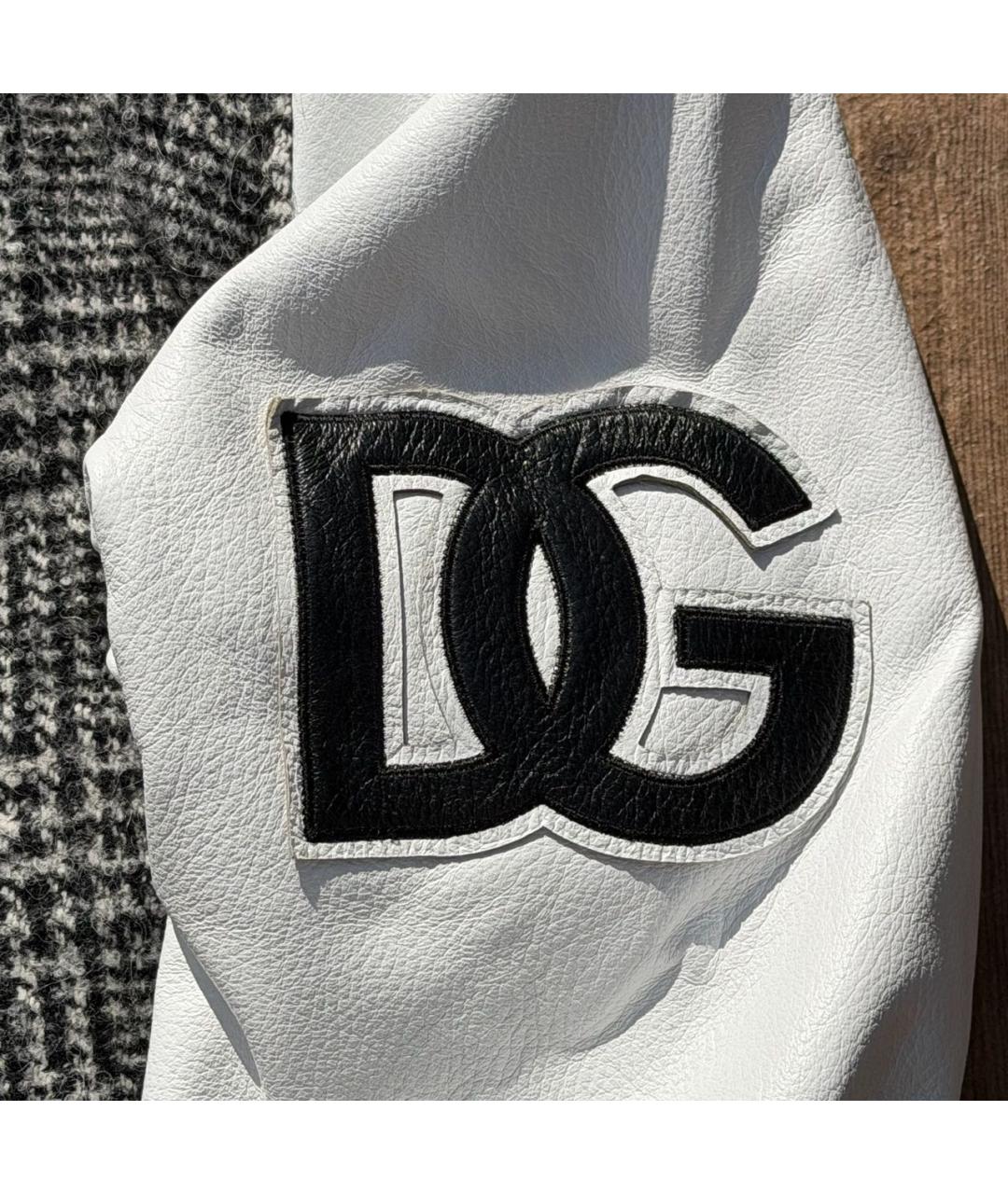 DOLCE&GABBANA Черная кожаная куртка, фото 3