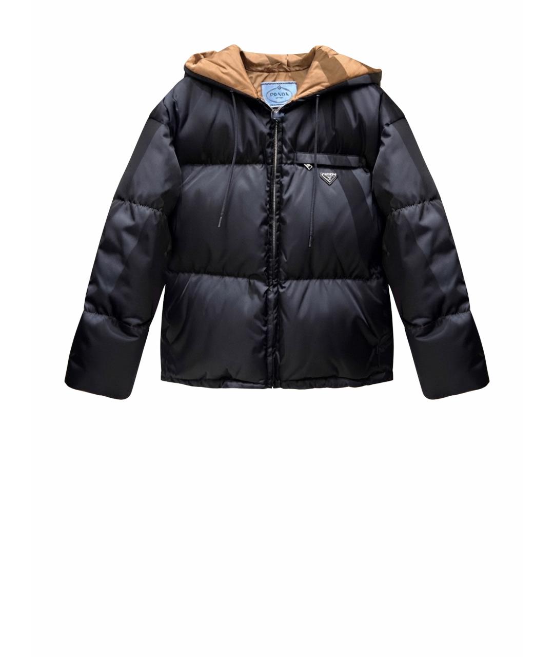 PRADA Черная нейлоновая куртка, фото 1