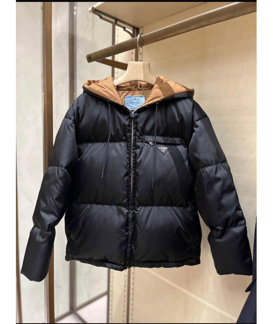 PRADA Черная нейлоновая куртка, фото 3