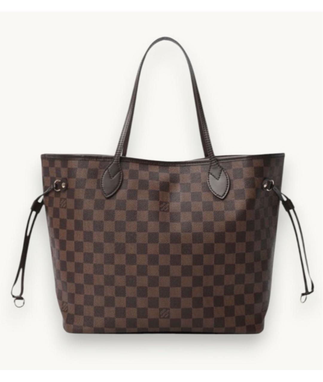 LOUIS VUITTON Коричневая сумка тоут из канвы, фото 2