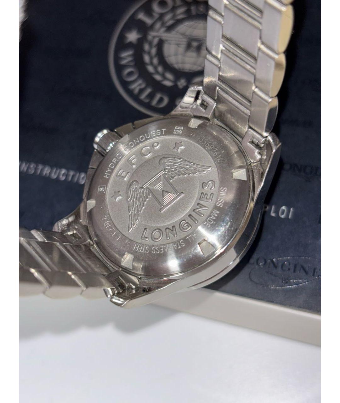 LONGINES Серые стеклянные часы, фото 4