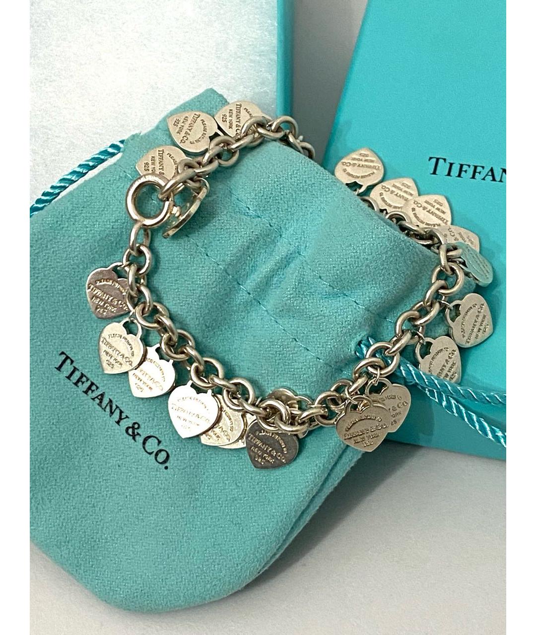 TIFFANY&CO Серебряный серебряный браслет, фото 5