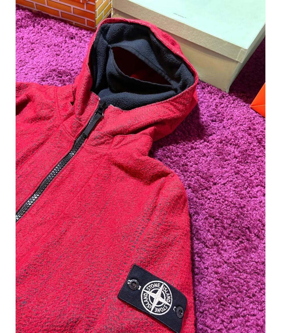 STONE ISLAND Красная куртка, фото 3