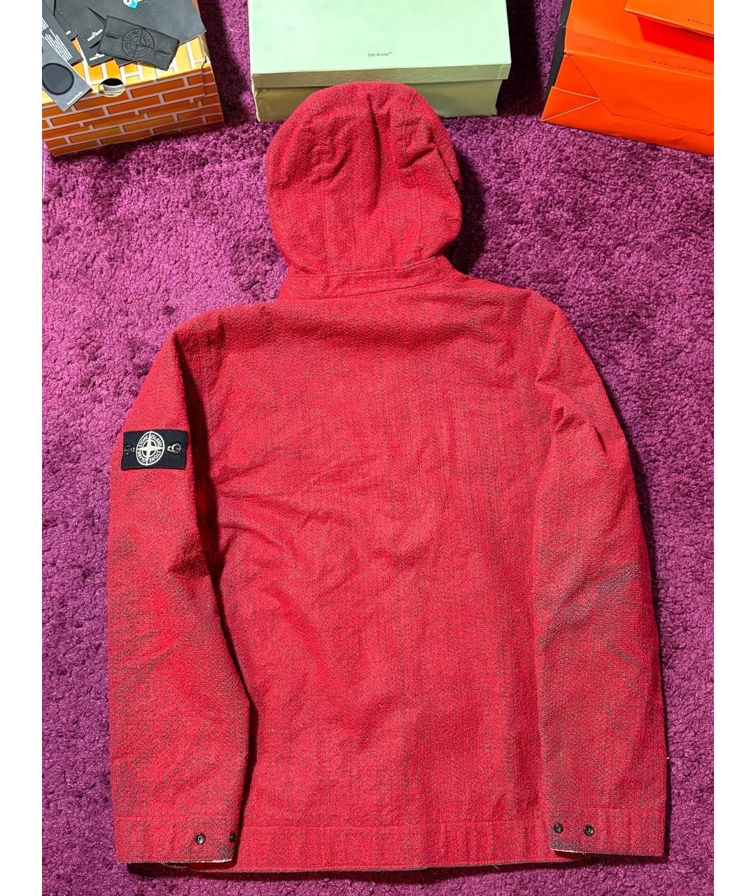 STONE ISLAND Красная куртка, фото 4