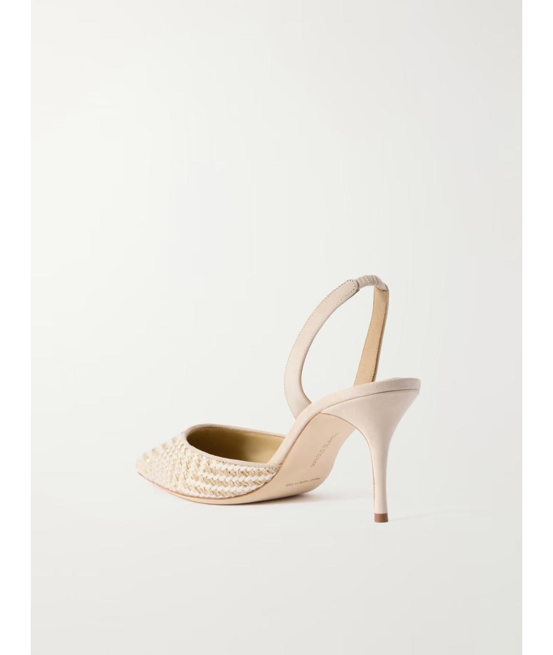 MANOLO BLAHNIK Бежевые туфли, фото 5
