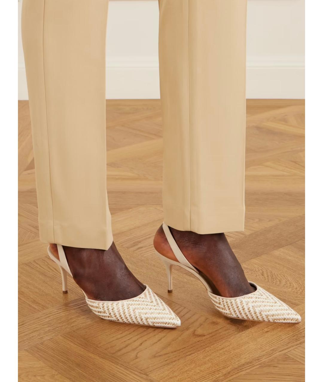 MANOLO BLAHNIK Бежевые туфли, фото 2