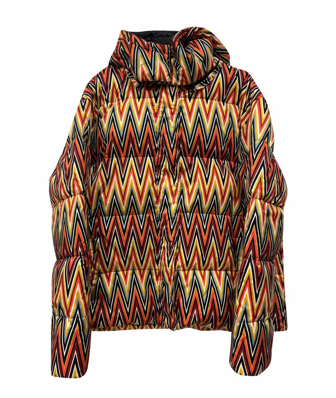 M MISSONI Оранжевый полиэстеровый пуховик, фото 1