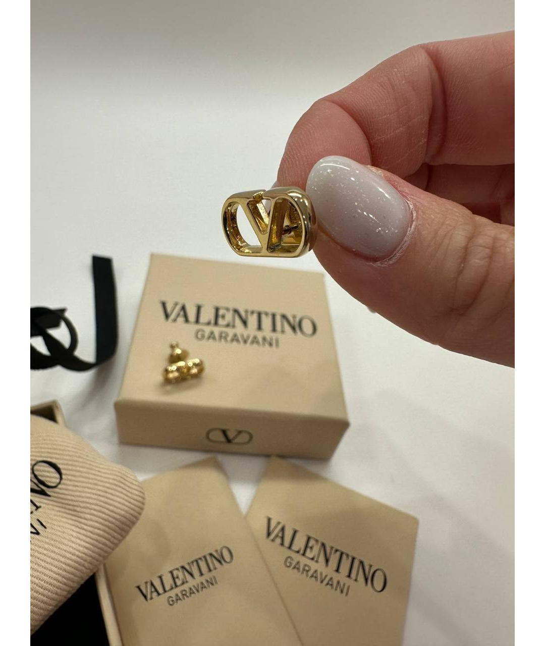 VALENTINO Золотые серьги, фото 8