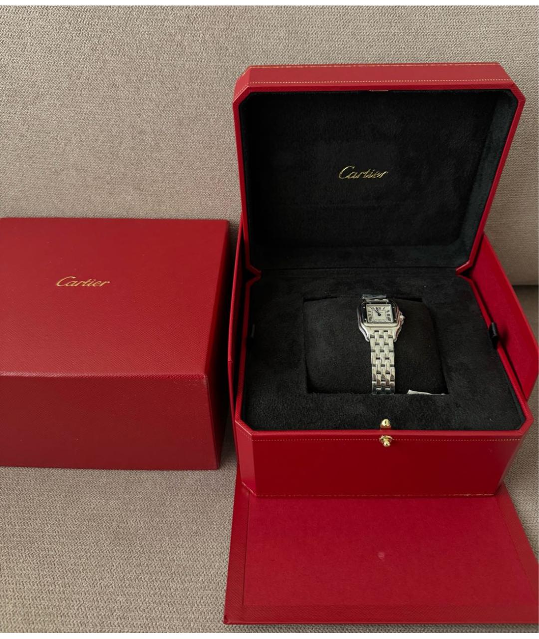 CARTIER Серебряные металлические часы, фото 6