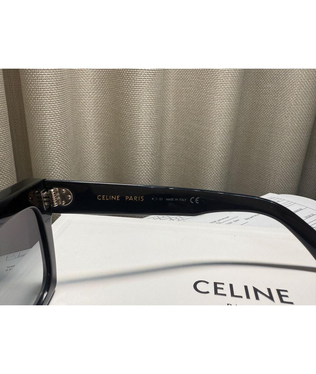 CELINE Черные солнцезащитные очки, фото 6