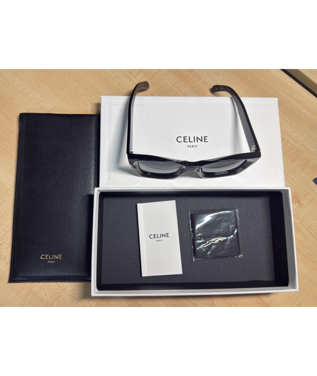 CELINE Черные солнцезащитные очки, фото 4