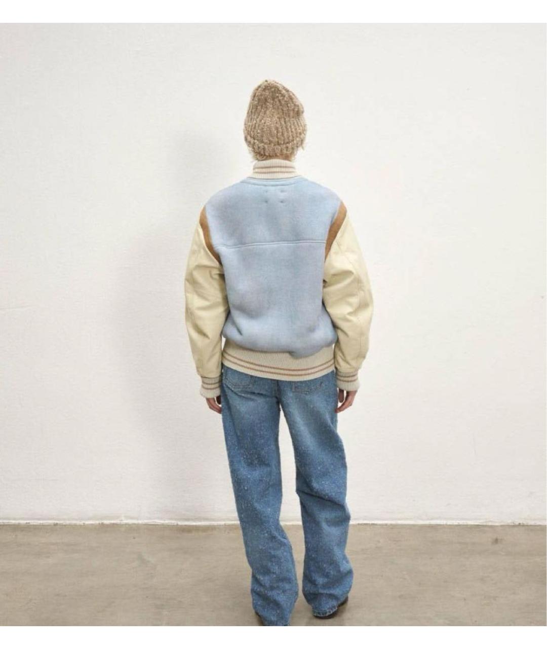 HALFBOY Голубая шерстяная куртка, фото 2