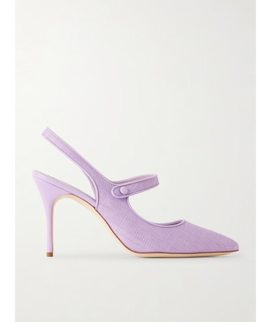MANOLO BLAHNIK Фиолетовые туфли, фото 6