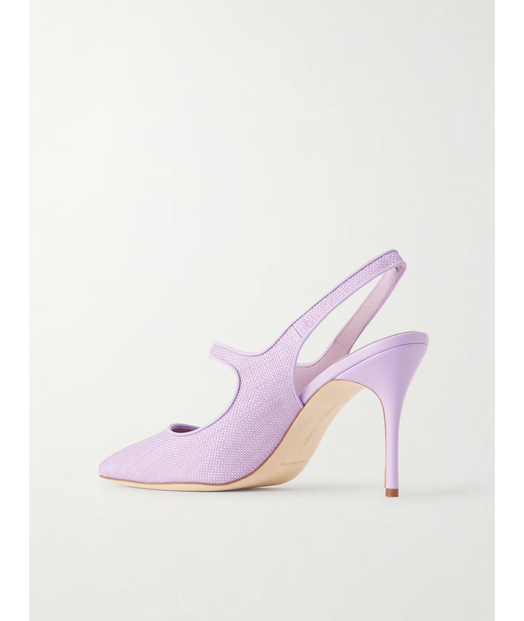 MANOLO BLAHNIK Фиолетовые туфли, фото 5