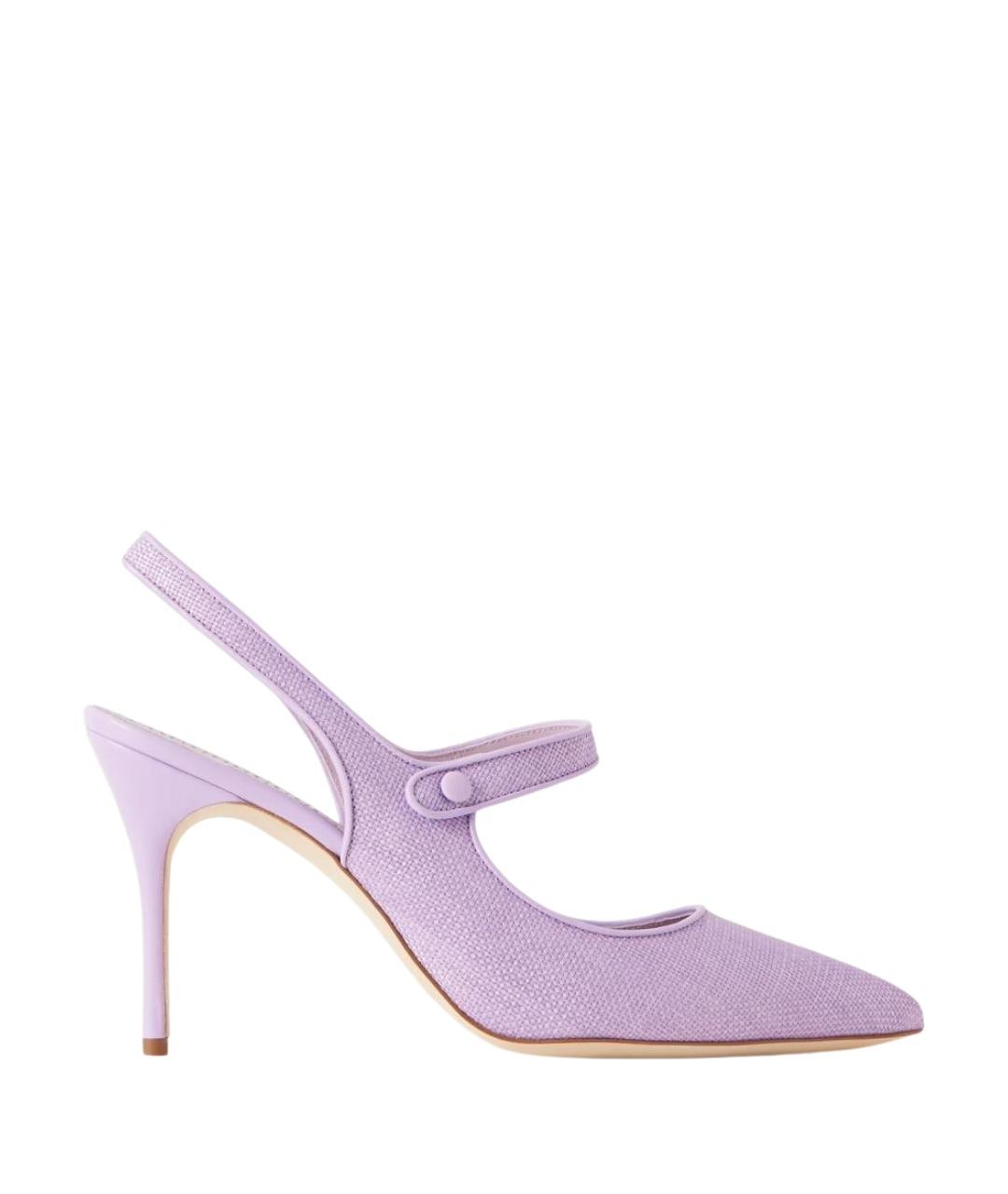 MANOLO BLAHNIK Фиолетовые туфли, фото 1