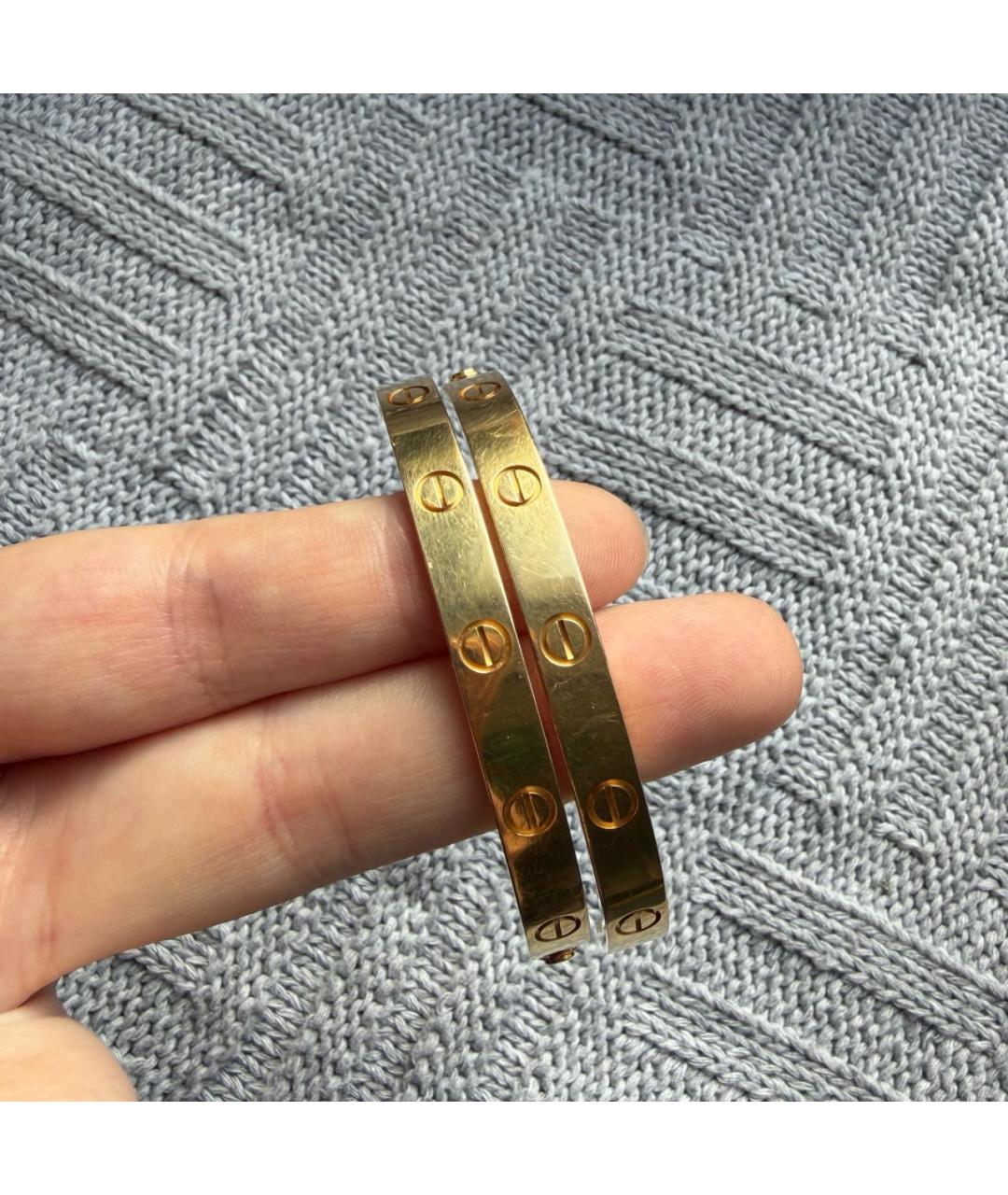 CARTIER Золотой браслет из желтого золота, фото 4