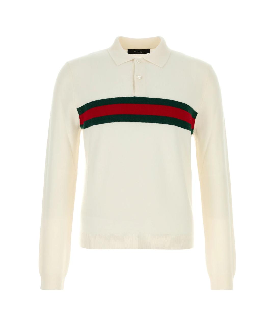 GUCCI Белый кашемировый джемпер / свитер, фото 1