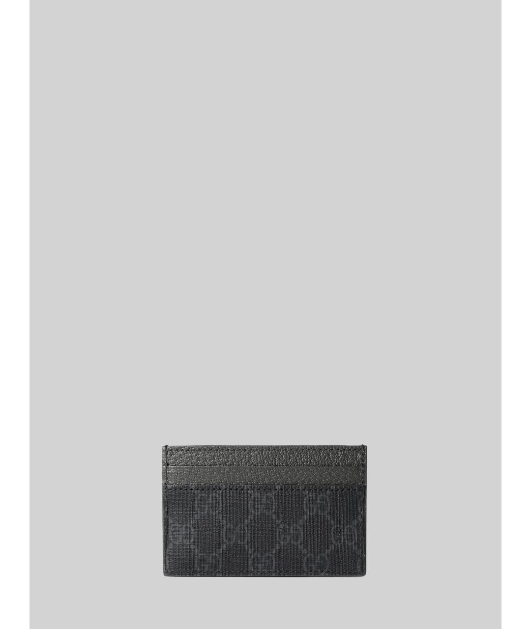 GUCCI Черный кожаный кардхолдер, фото 3