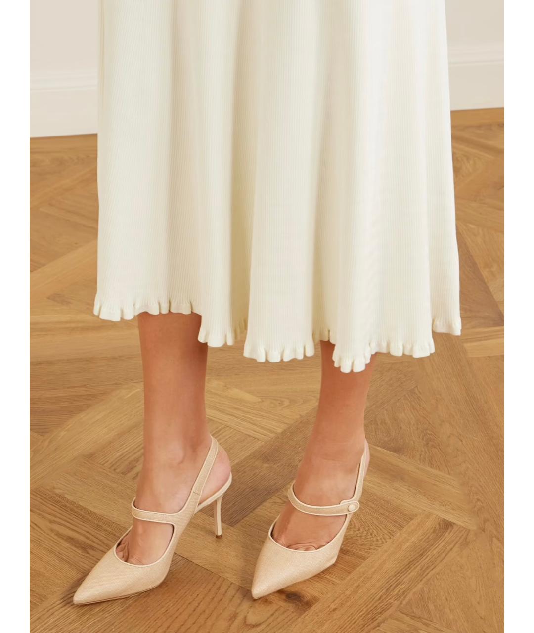 MANOLO BLAHNIK Бежевые туфли, фото 2