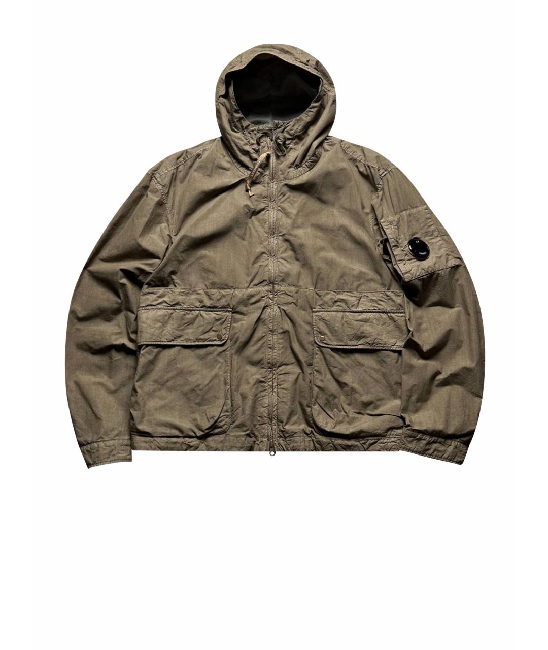 CP COMPANY Хаки хлопковая куртка, фото 1