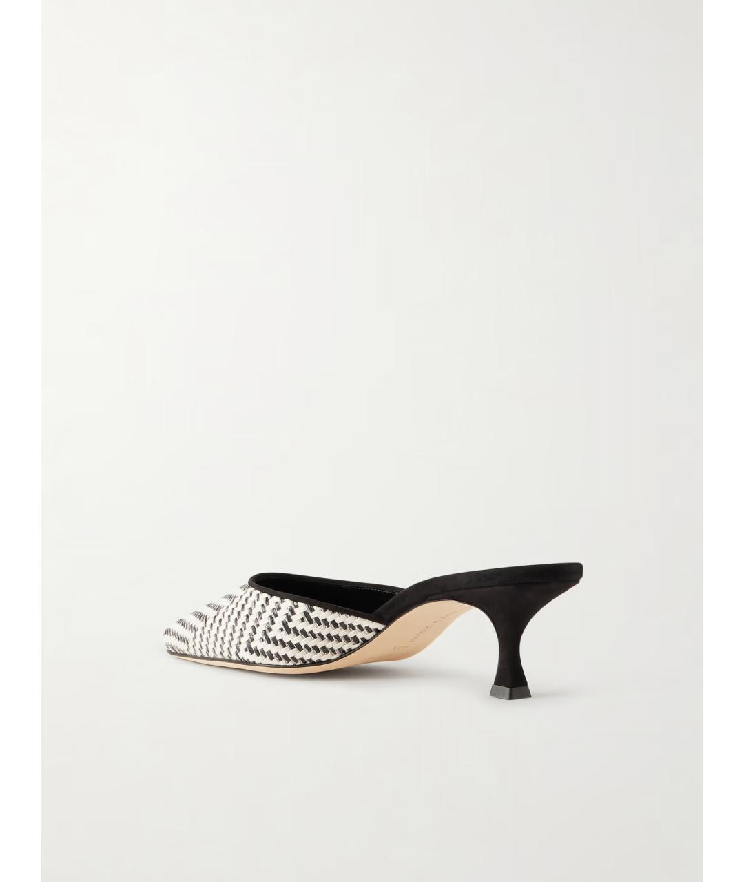MANOLO BLAHNIK Черные мюли, фото 5