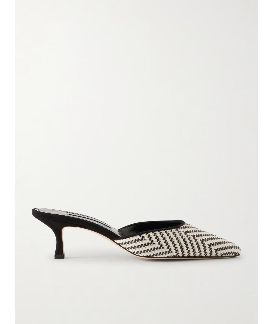 MANOLO BLAHNIK Черные мюли, фото 6