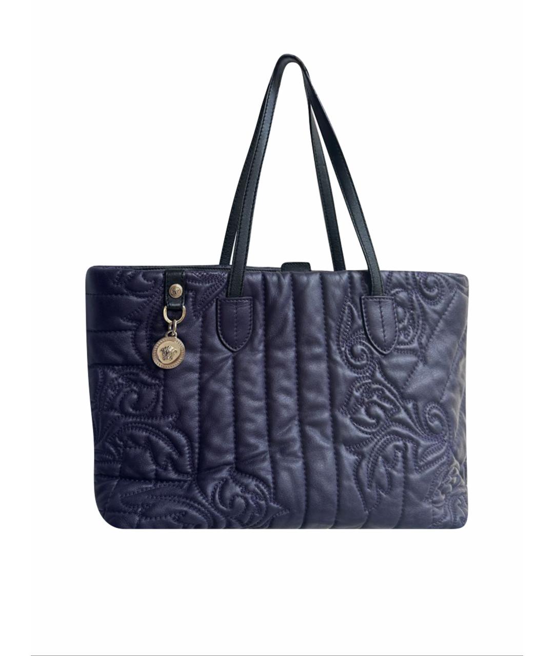VERSACE Фиолетовая сумка тоут, фото 1