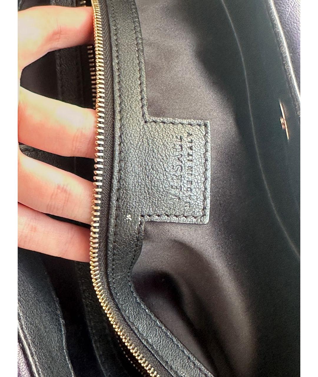 VERSACE Фиолетовая сумка тоут, фото 5