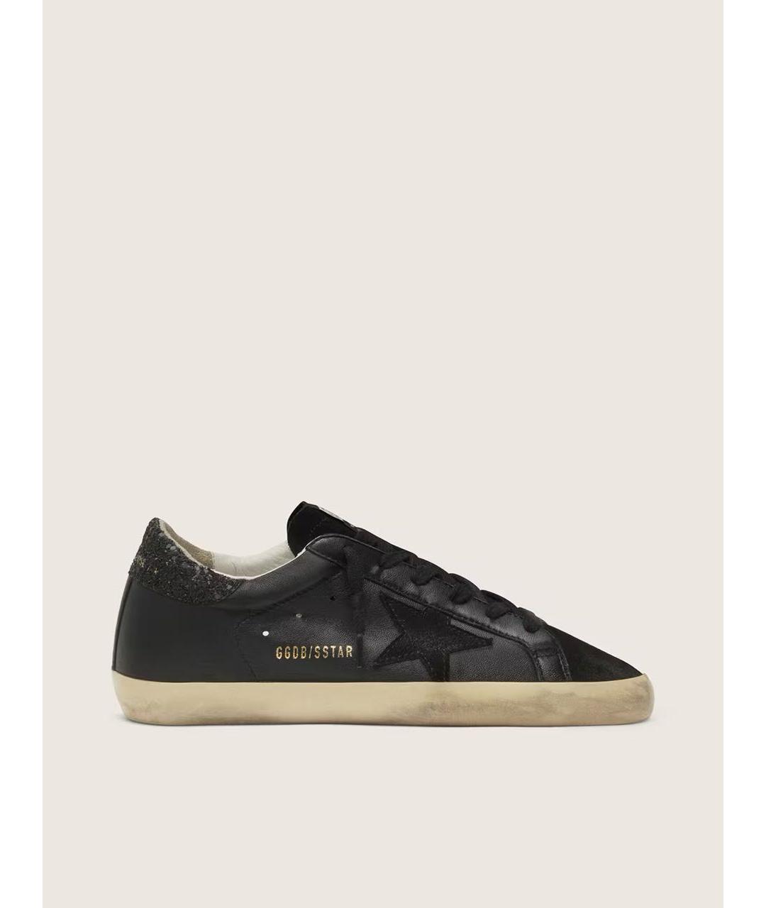 GOLDEN GOOSE Черные кожаные кеды, фото 8