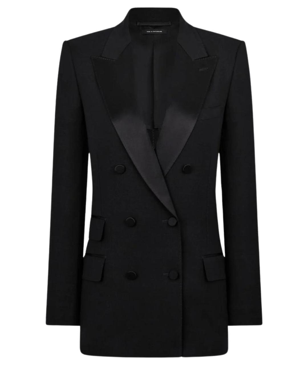 TOM FORD Черный шерстяной жакет/пиджак, фото 1